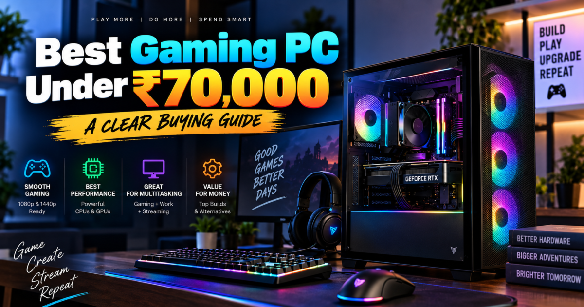 Best Gaming PC Under ₹70,000: A Clear Buying Guide