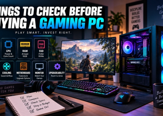 things to check before buying a gaming PC