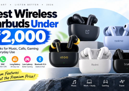 Best Wireless Earbuds Under ₹2000