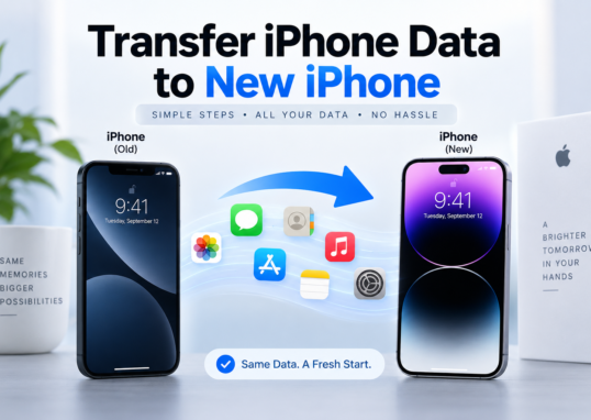 Transfer iPhone Data to New iPhone