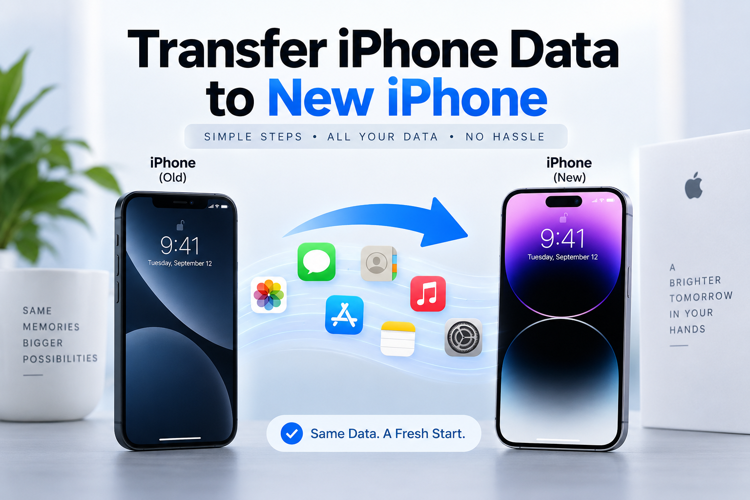 Transfer iPhone Data to New iPhone
