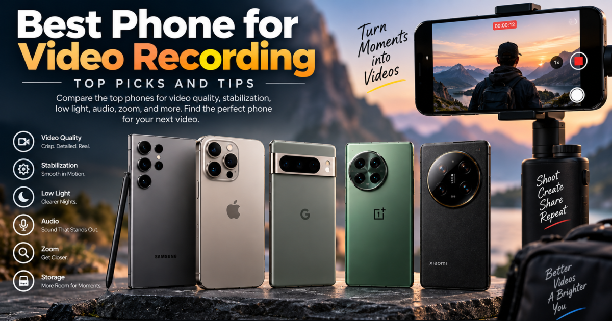 phone for video recording