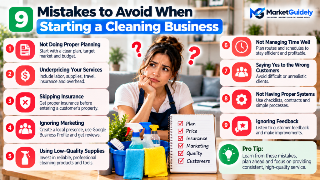 Mistakes to Avoid When Starting a Cleaning Business