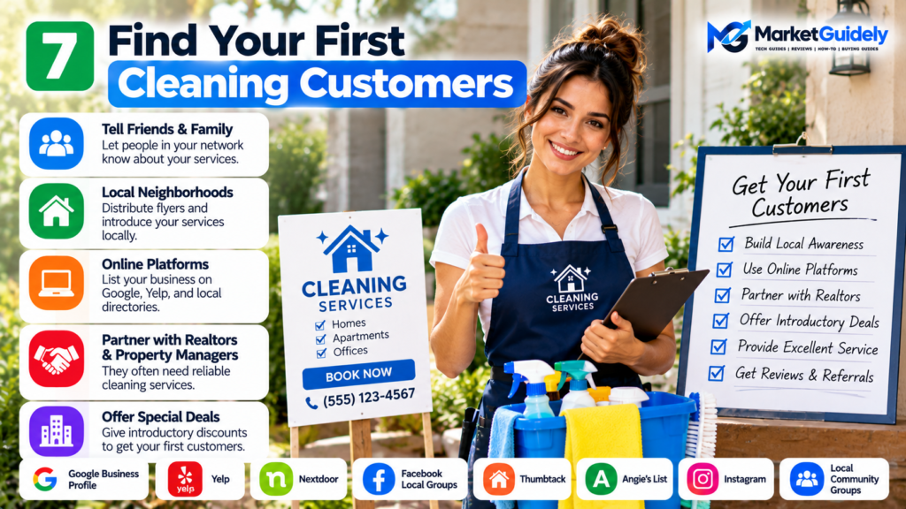 Find Your First Cleaning Customers